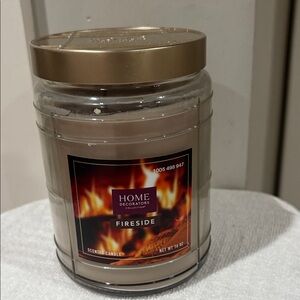 Home Depot Fireside Scented Candle - Tan- 16 oz.